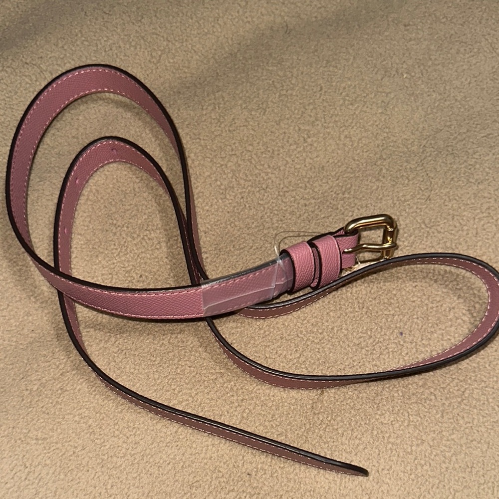 Coach Pink Belt Bag Strap